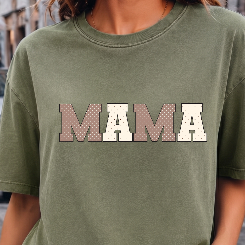 Mama (polka dot) - Graphic Tee
